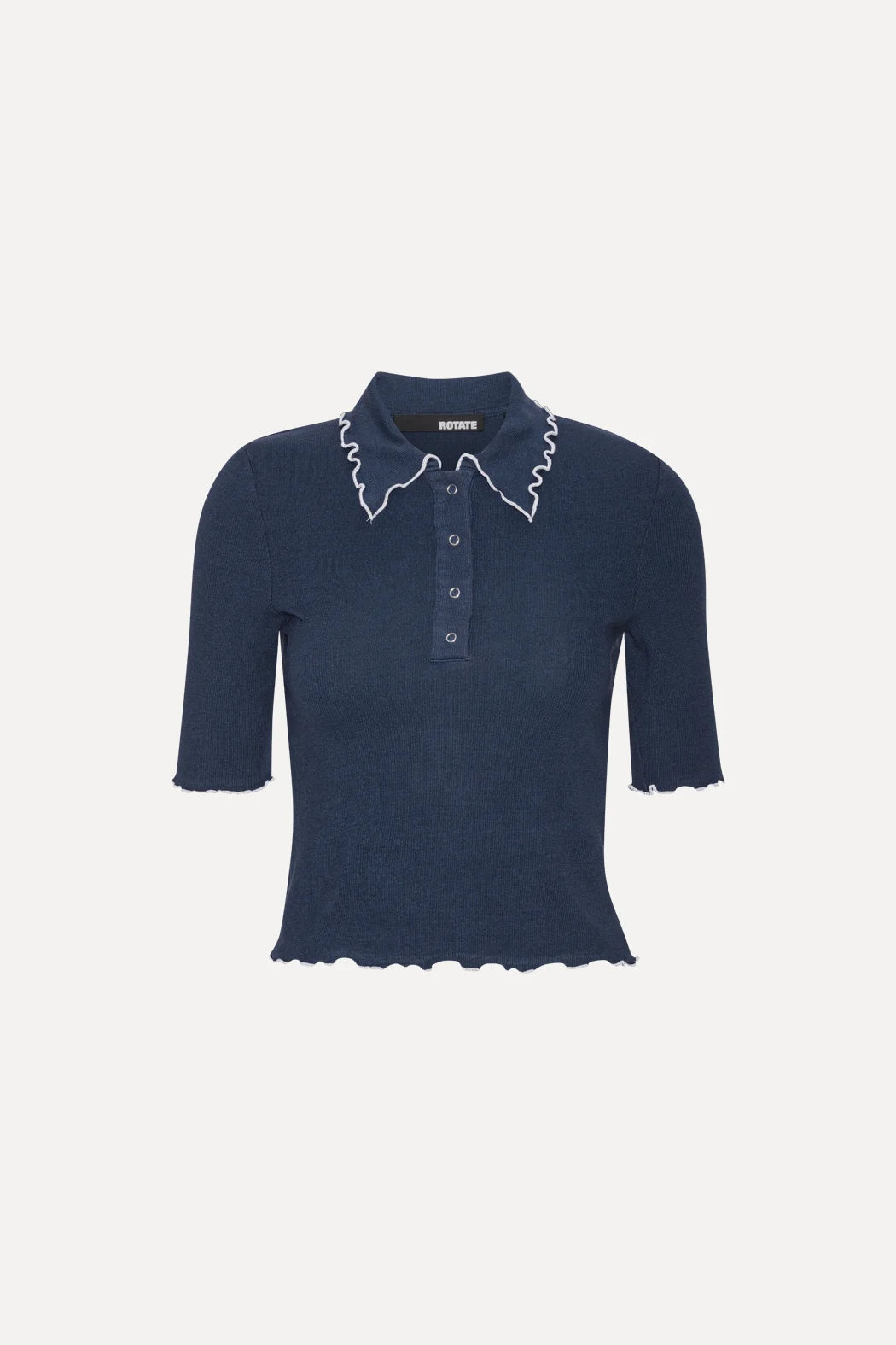 RIB POLO TOP NAVY - ROTATE SUNDAY