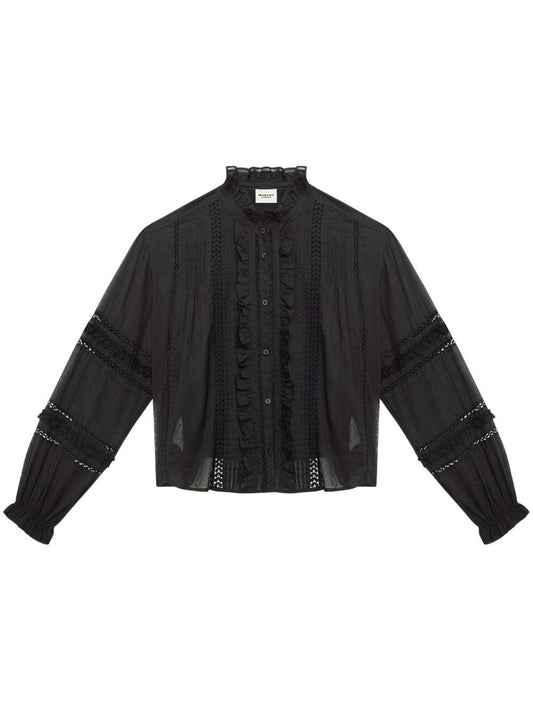 VALDA BLOUSE - BLACK - ISABEL MARANT