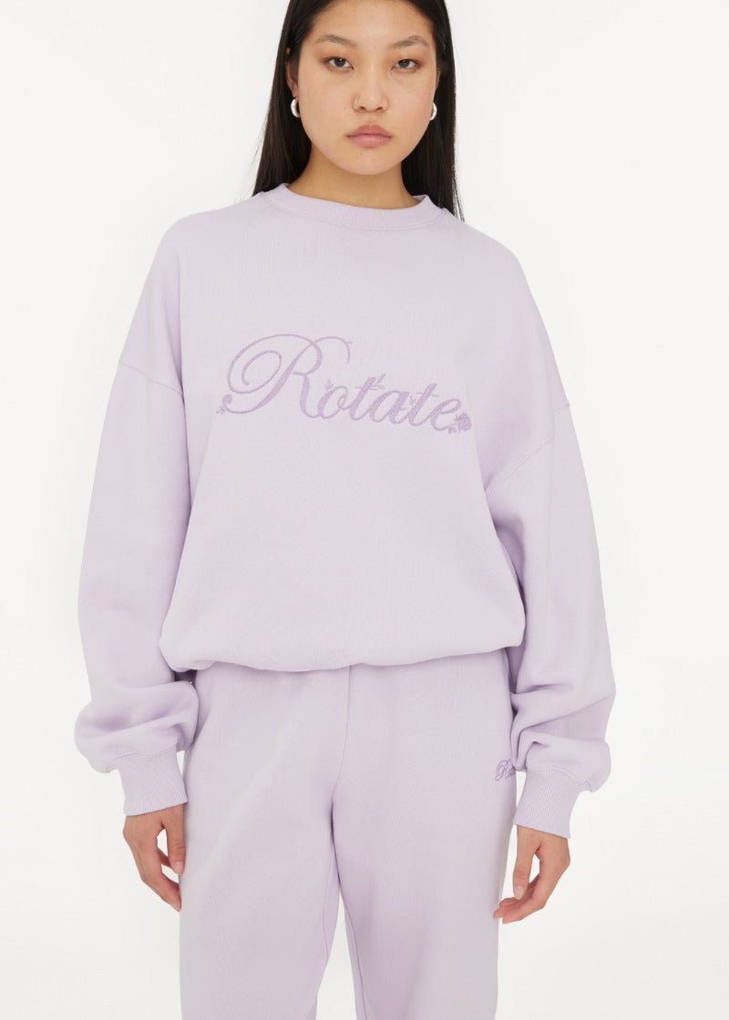 HEAVY SWEAT CREWNECK ORCHID PETAL - ROTATE SUNDAY