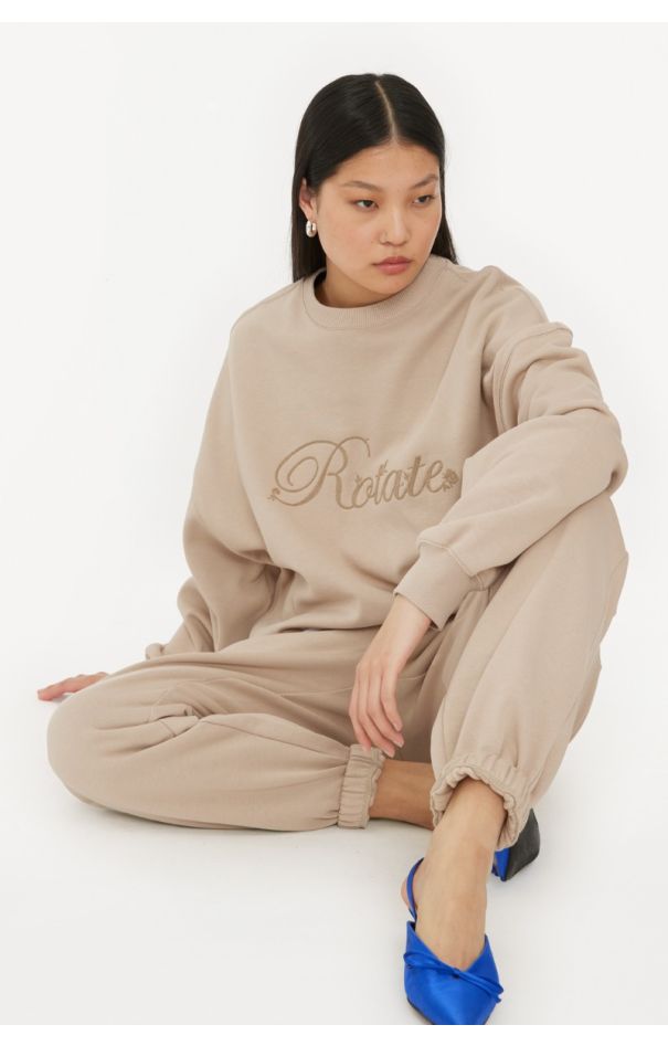 HEAVY SWEAT CREWNECK BEIGE - ROTATE SUNDAY