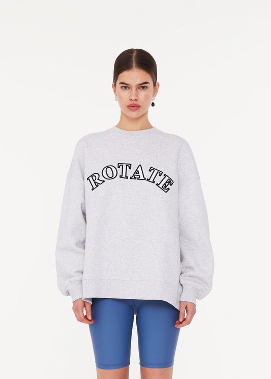 HEAVY CREWNECK SWEATER LIGHT GREY - ROTATE SUNDAY