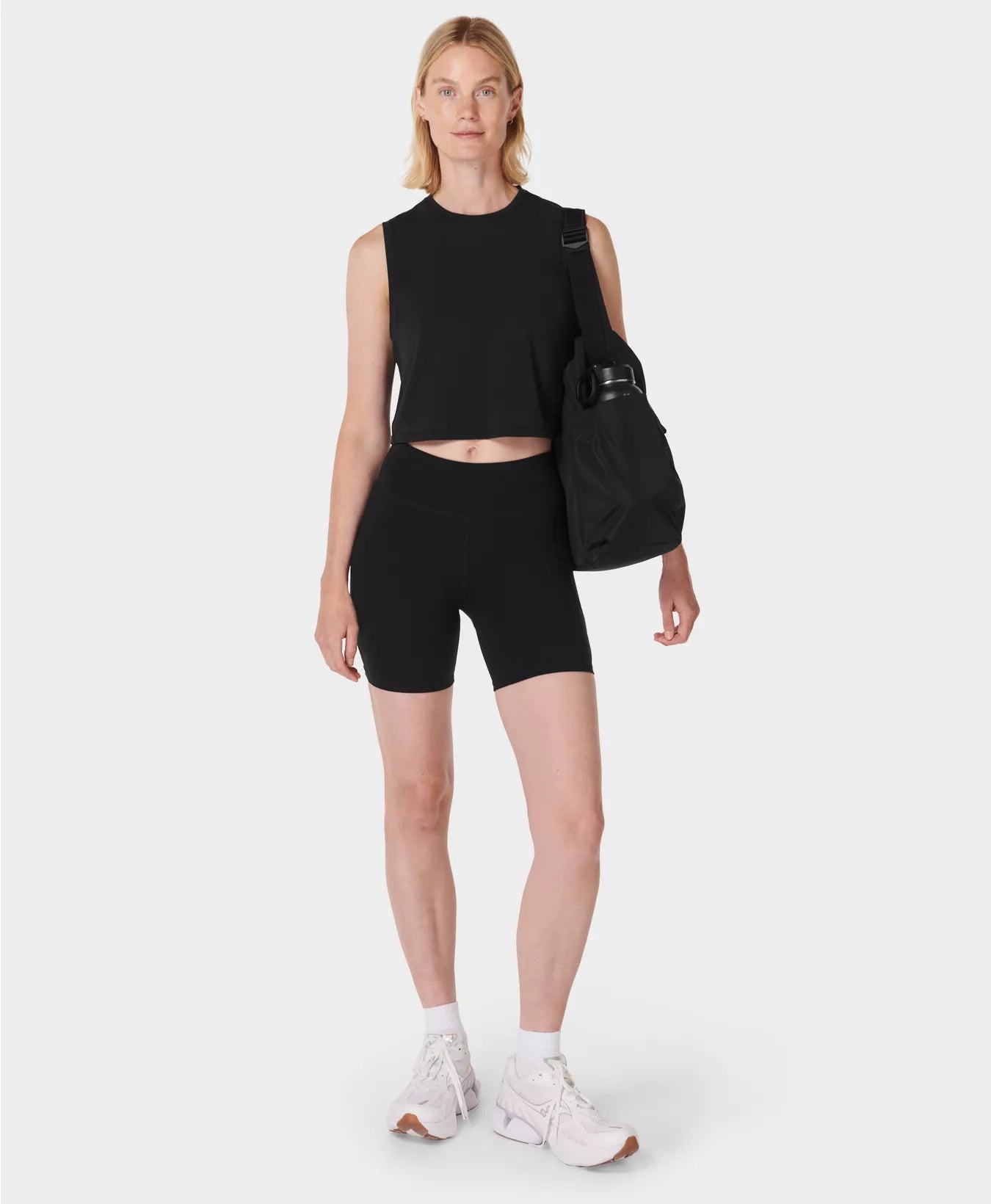 POWER 6" BIKER SHORTS BLACK - SWEATY BETTY