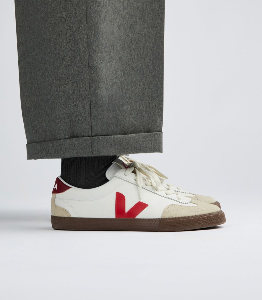 VOLLEY SNEAKER WHITE PEKIN BARK - VEJA